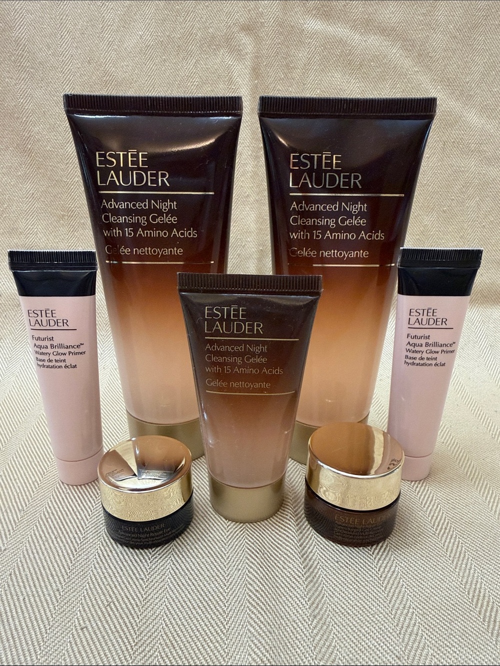 Estée Lauder Bundle Advanced Night Cleansing Gelee bundle set of 3 Plus More